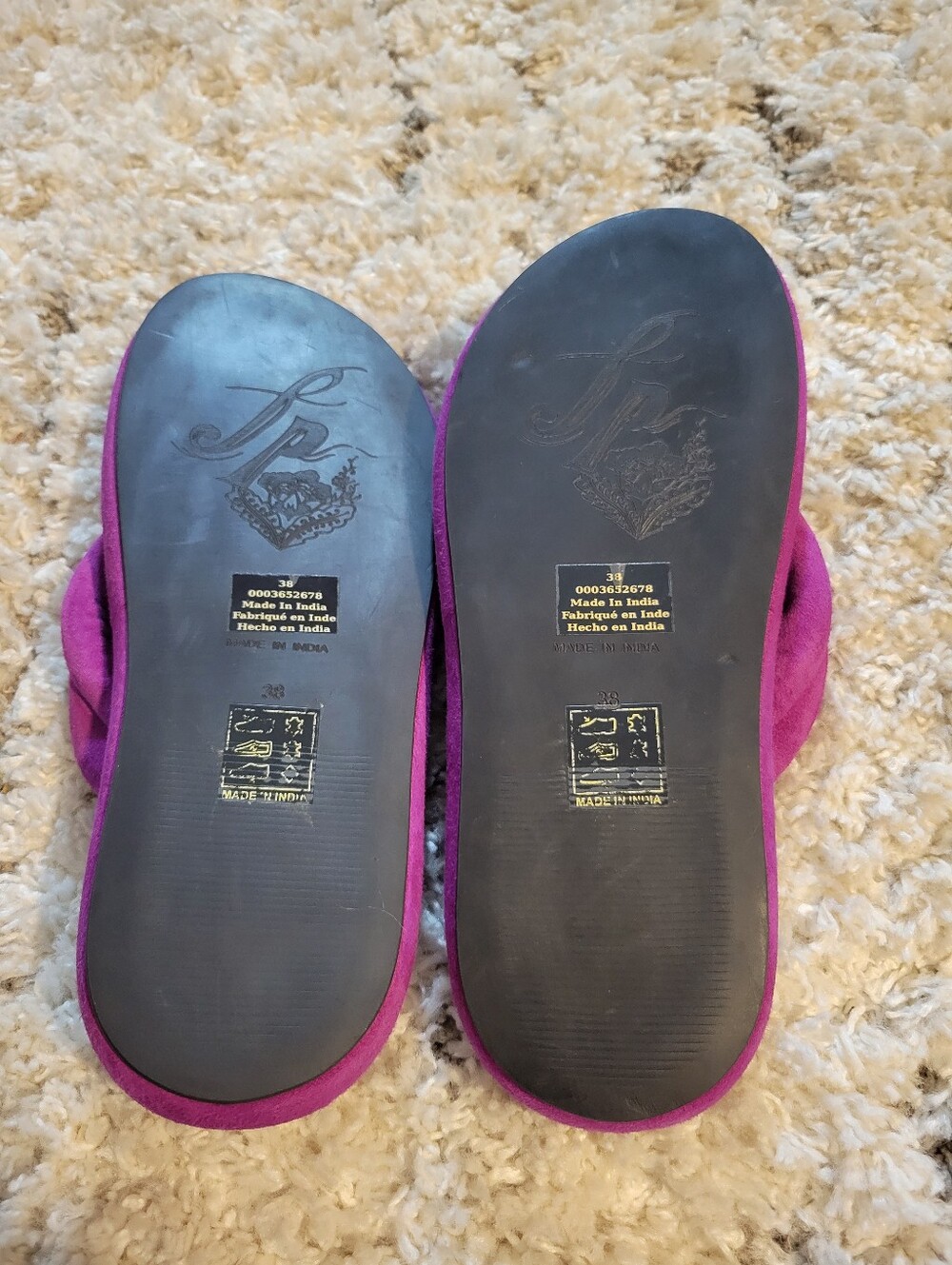 Free People Purple Wonderland Suede Sandals Size EU 38 - Picture 4 of 6